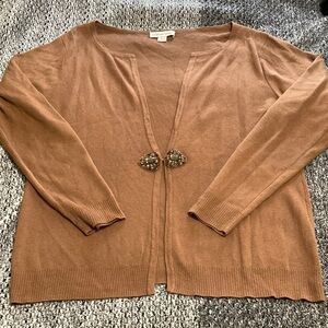 Coldwater Creek brown cardigan size M